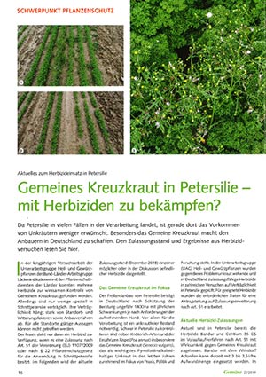 Gemüse, Ausgabe 02/2019