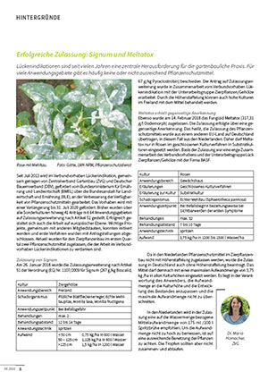 ZVG Gartenbau Report, Ausgabe 6 2018