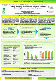 Improving the availability of plant protection solutions in minor uses of vegetables by collaborative work in the European Commodity Expert Group fruits and vegetables